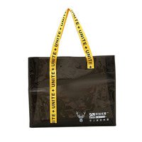 Großhandel Hochwertige Transparente PVC-Tragetasche Große Kapazität PVC-Tasche für Einkaufen/Reisen/Strand/Werbung/Verpackung