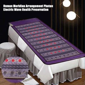 Jiwan Lejia - Colchoneta Térmica de <span class=keywords><strong>Piedra</strong></span> Amatista Púrpura con Fotones LED para Estudio de Bienestar - Product Image 2