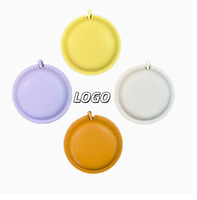 X616 Ruban à mesurer rond pas cher en gros, mini ruban à mesurer portable en cuir de haute qualité avec logo