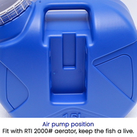 Fish Tank 2022 Nouveaux appâts vivants pour poissons bleus utilisant un seau à poissons vivants PP 15L