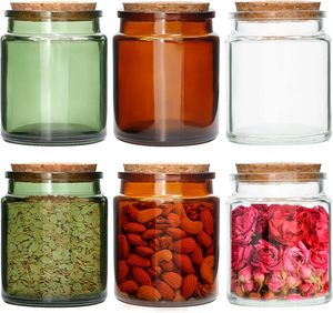 Heat-resistant 4oz 100ml Glass Candle Holder Lanterns Jars with Wooden <b>Lid</b> Used for Making Soy Wax Christmas Home <b>Decor</b> - Product Image 1