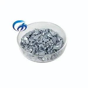 Butiran krom 2-6mm 99.95% pelet kromium logam Cr lebih banyak ukuran dapat diproduksi sesuai permintaan