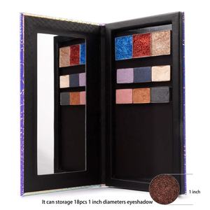 Mermaid personalizzato tavolozza magnetica <span class=keywords><strong>trucco</strong></span> con specchio in metallo Palette vuota per ombretto rossetto Blush in polvere - Product Image 5