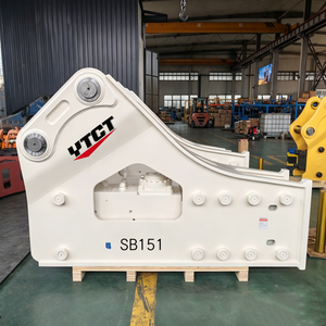 Ciseaux hydrauliques SB81 SB121 140 mm pour pelle Komatsu 18-30 tonnes, accessoire de brise-pierre pour carrière et exploitation minière - Product Image 3