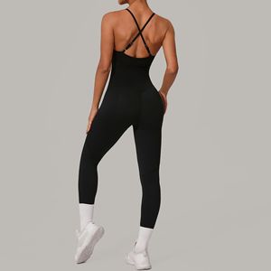 Vendita calda di nuovo stile da donna <span class=keywords><strong>Sexy</strong></span> Cross-Back scollo a V tuta sportiva <span class=keywords><strong>Fitness</strong></span> palestra <span class=keywords><strong>Fitness</strong></span> allenamento attillato attillato Yoga body - Product Image 4