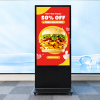 Écran d'affichage numérique LCD FHD 60 pouces pour kiosque, menu, publicité, moniteur Android, support d'exposition