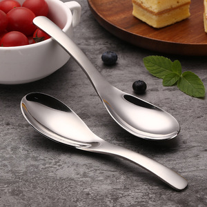 Factory Direct Acier Inoxydable 304 Petite Cuillère Inox pour Restaurants Design Classique pour Voyage et Mesure Pack en 2 - Product Image 1