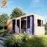 Capsule de luxe Apple Cabin, maison préfabriquée élégante pour une location haut de gamme en vacances
