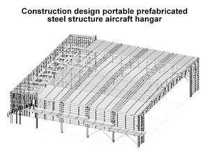 إطار فولاذي سهل التجميع، بناء فولاذي خفيف قابل للتفكيك، hangar طائرة للبيع - Product Image 4