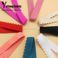 Lingerie soutien-gorge Spandex épaule élastique sangle ceinture douce en peluche Picot bord Nylon décor bande vêtement bricolage Logo personnalisable chaussures