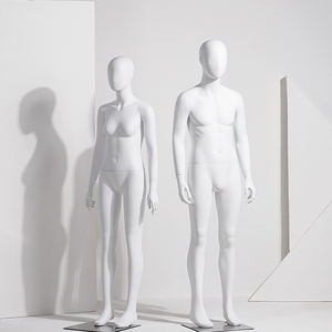 หุ่นโชว์แฟชั่นสำหรับสาววัยรุ่นผู้หญิงแบบเต็มตัวสีขาวผิวด้าน - Product Image 6