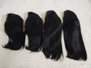 Promoción de $17 de descuento en pelucas bob lisas con frontal de encaje 13x4 de 10 a 16 pulgadas, pelucas de cabello humano 100% de buena calidad con frontal de encaje mejorado - Product Image 1