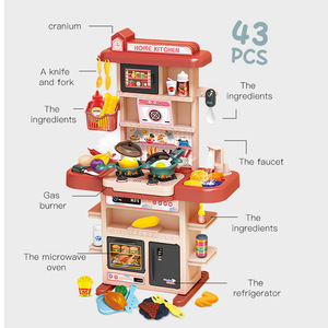 Jeu <span class=keywords><strong>de</strong></span> Cuisine Maisonnette <span class=keywords><strong>pour</strong></span> Enfants 83cm avec Son, Spray d'Eau et Ustensiles <span class=keywords><strong>de</strong></span> Simulation – Cadeau Idéal <span class=keywords><strong>pour</strong></span> Filles et Garçons <span class=keywords><strong>de</strong></span> 3 <span class=keywords><strong>Ans</strong></span> <span class=keywords><strong>pour</strong></span> Jouer à la Cuisine - Product Image 4