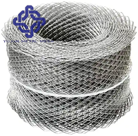 Malla de Refuerzo Galvanizada de 250 mm de Ancho, Malla de Refuerzo para Estuco, para Proyectos de Construcción, Precio de Fábrica
