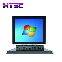 Ordinateur tactile industriel tout-en-un de 17 pouces, boîtier en alliage d'aluminium IP65, écran tactile capacitif, processeur Intel Core de 8e génération I3/I7, UE/AU