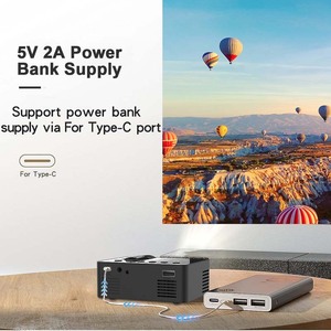 YT100 <strong>WiFi</strong> Portable <strong>Projector</strong> HD Mini Video <strong>Projector</strong> Home Video Smart <strong>Projectors</strong> for Phones Tablet Laptops <strong>Computer</strong> - Product Image 5