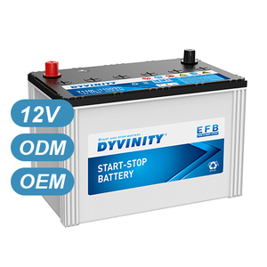 Venta al por mayor de fábrica T110L EFB batería de coche 12V 100Ah capacidad 85Ah <span class=keywords><strong>115D31L</strong></span> sistema de parada de arranque automotriz nuevo gratis - Product Image 2