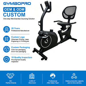 <span class=keywords><strong>Vélo</strong></span> d'exercice magnétique inclinable Gymbopro pour la maison avec siège réglable - Product Image 1