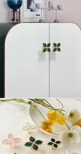Chinese-Style Modern Minimalist Zinc Alloy <b>Single</b>-Hole Handle for Kitchen Apartment <b>Wardrobe</b> Drawer Cabinet Dresser-for Dining - Product Image 6