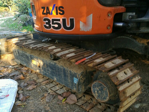 Mini excavatrice hydraulique utilisée de chenille de Hitachi 35U du Japon 3.5 tonnes avec le prix usine - Product Image 4