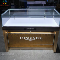 Komplett Montierte Neue Ladendesign-LED-Beleuchtung Schmuckvitrine mit Hochwertigem Glas für Einkaufszentren & Einzelhandelsgeschäfte