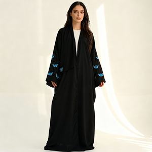 Robe Abaya en Polyester Imprimée, Nouveau Design, Modeste et Casual, pour Femmes Musulmanes, Fabricant en Gros de Chine - Product Image 1