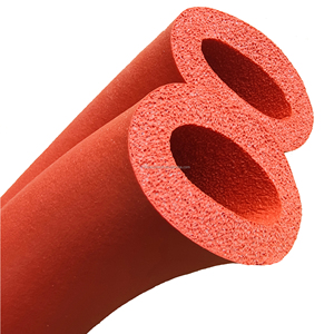 Mềm linh hoạt nhiệt độ cao <span class=keywords><strong>Silicone</strong></span> Sponge Ống chống cháy nén bất kỳ ID OD mật độ - Product Image 1