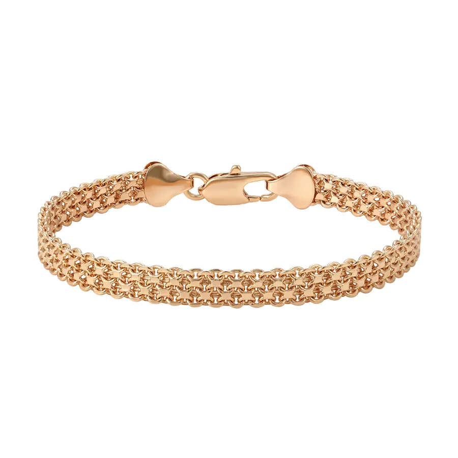 76663 xuping oro dei monili di modo braccialetti neutro minimalista modello 18k oro placcato i braccialetti