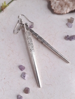Longues boucles d'oreilles tribales bijoux marocains berbère argent plaqué boucles d'oreilles à pointes Maroc Boho bijoux ethnique surdimensionné Festival