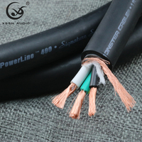 Cable de Alimentación Audiófilo YIVO XSSH Powerline 400 Signature, Núcleo OFC de 15 mm con Blindaje de Doble Capa para Sistemas de Audio HIFI OEM ODM