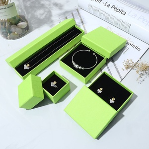 Custom <b>Cardboard</b> 2 Piece Jewelry <b>Box</b> Lid and Base Paper <b>Cardboard</b> Earring Necklace Jewelry <b>Box</b> Packaging <b>Box</b> - Product Image 2