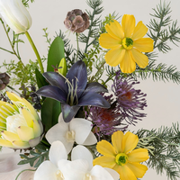 Bouquet de fleurs artificielles en soie, arrangement floral pour centre de table de mariage, décoration de la maison, fleurs artificielles esthétiques