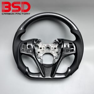 BSD Carbon pour TLX Custom JDM Brand New Racing Style Volant chauffant en fibre de carbone véritable - Product Image 1