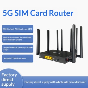 4G 5G CPE WiFi6 エンタープライズルーター デュアルSIM デュアルバンド <span class=keywords><strong>2</strong></span>.4GHz & 5GHz 3000Mbps 4GE WAN/LANポート搭載 256GB DDR3L RAM - Product Image 3