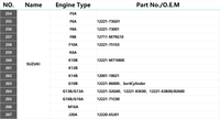 F8A Engine Crankshaft for SUZUKI Oem 12221-73010