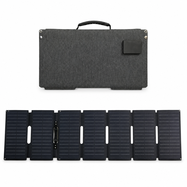 Factory Direct FOLDSUN 100W PERC Foldable Solar Panel USB-C/USB-A/DC Output CE for Laptops Drones-Monocrystalline Silicon