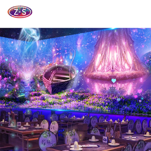 Tùy chỉnh tương tác 3D Hologram tường chiếu quảng cáo thiết bị cho tiệc cưới hội trường - Product Image 1