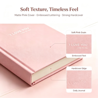 Livre service d'impression personnalisé couverture en tissu rigide personnalisé A5 carnet journal intime