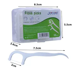 Premium Dental Floss Toothpick 50pcs Disposable Dental Floss Pick Wholesale