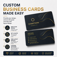 Cartes de visite professionnelles personnalisées concaves-convexes 3D avec gaufrage UV, holographiques, résistantes à l'huile, en carton, avec estampage à chaud doré