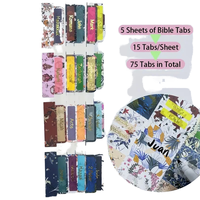 Onglets d'index de Bible adhésifs en PVC rectangulaires imperméables personnalisés estampage impression marque HF diamètre de noyau de 1.5mm. Étiquettes d'emballage