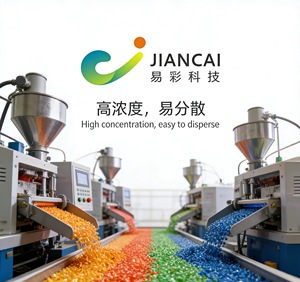 เม็ดสีมาสเตอร์แบทช์ Jiancai ป้องกันไฟฟ้าสถิต ทนแรงกระแทกสูง ทนไฟ ทนรังสียูวี ทนอุณหภูมิสูง สำหรับอาหารและยานยนต์ - Product Image 4