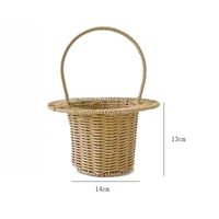 Petit panier de fleurs, panier pour arrangement floral, arrangement floral, bouquet de fleurs, cadeau pour la Saint-Valentin, la fête des mères, pour les filles