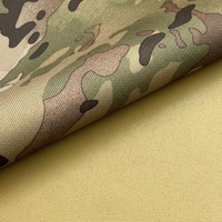 Tissu camouflage 600D en polyester Oxford, camouflage woodland, matériau enduit imperméable pour sacs de plein air, tentes, bagages