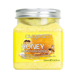 Exfoliante Corporal de Frutas Orgánicas con Vitamina C y Miel, Blanqueador y Exfoliante de Fresa - Product Image 1