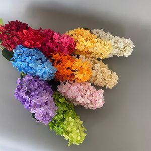 Single Stem Pagoda <b>Hydrangea</b> <b>Artificial</b> Flower XQ-01 Silk High Simulation Wedding Home Decoration - Product Image 1