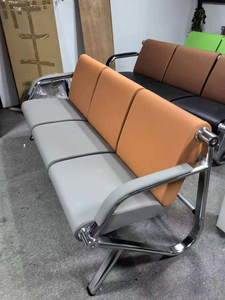 Chaise d'attente d'aéroport au design moderne de haute qualité pour cliniques, banques, bureaux et salles d'attente d'hôpitaux, banc et canapé publics - Product Image 2