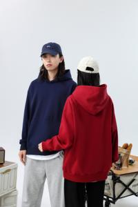 Sudaderas con <span class=keywords><strong>Capucha</strong></span> al por Mayor, 500 Gramos, <span class=keywords><strong>sin</strong></span> Cordones, con Logotipo Personalizado, Estilo Holgado con Hombros Caídos y Bolsillos - Product Image 2