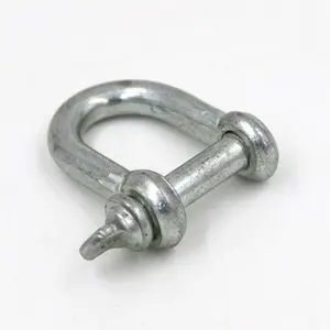 Custom U Type SUS 304 316 Stainless Steel Forged Dee / Bow Shackle