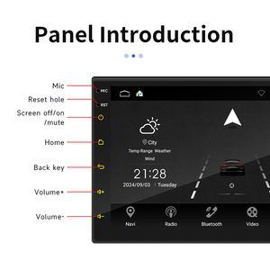 Diboev ai 2 Din 7 "Android Car cho DVD <span class=keywords><strong>Player</strong></span> <span class=keywords><strong>4GB</strong></span> RAM 64GB ROM BT FM kỹ thuật số bộ vi xử lý tín hiệu xe đa phương tiện video đảo ngược - Product Image 6